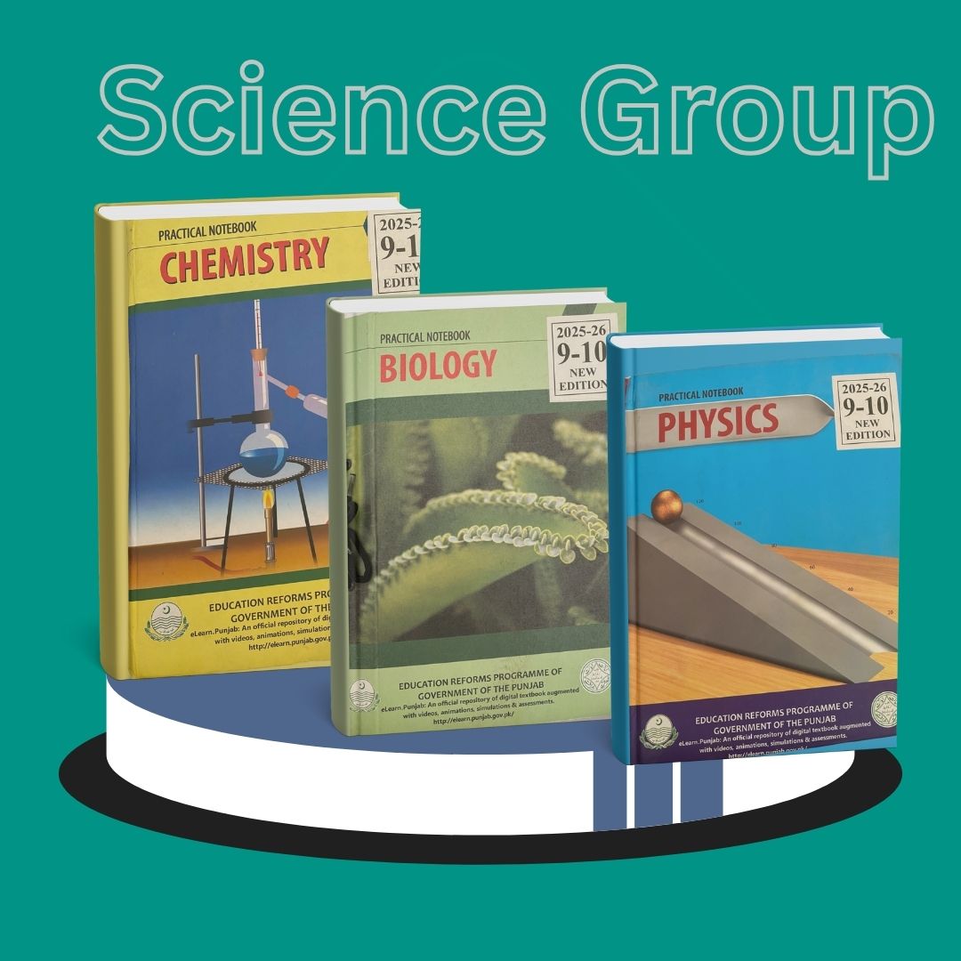 Science Group - Practical Notebook for Matric Punjab Board