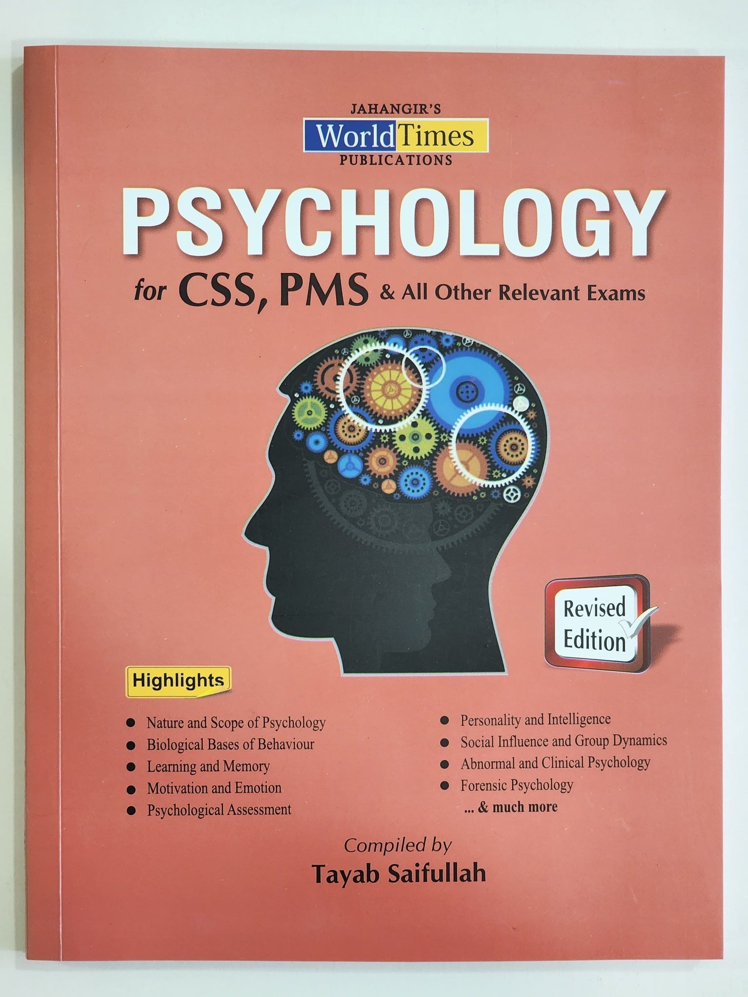 Psychology For CSS PMS World Times Pk Book Shop