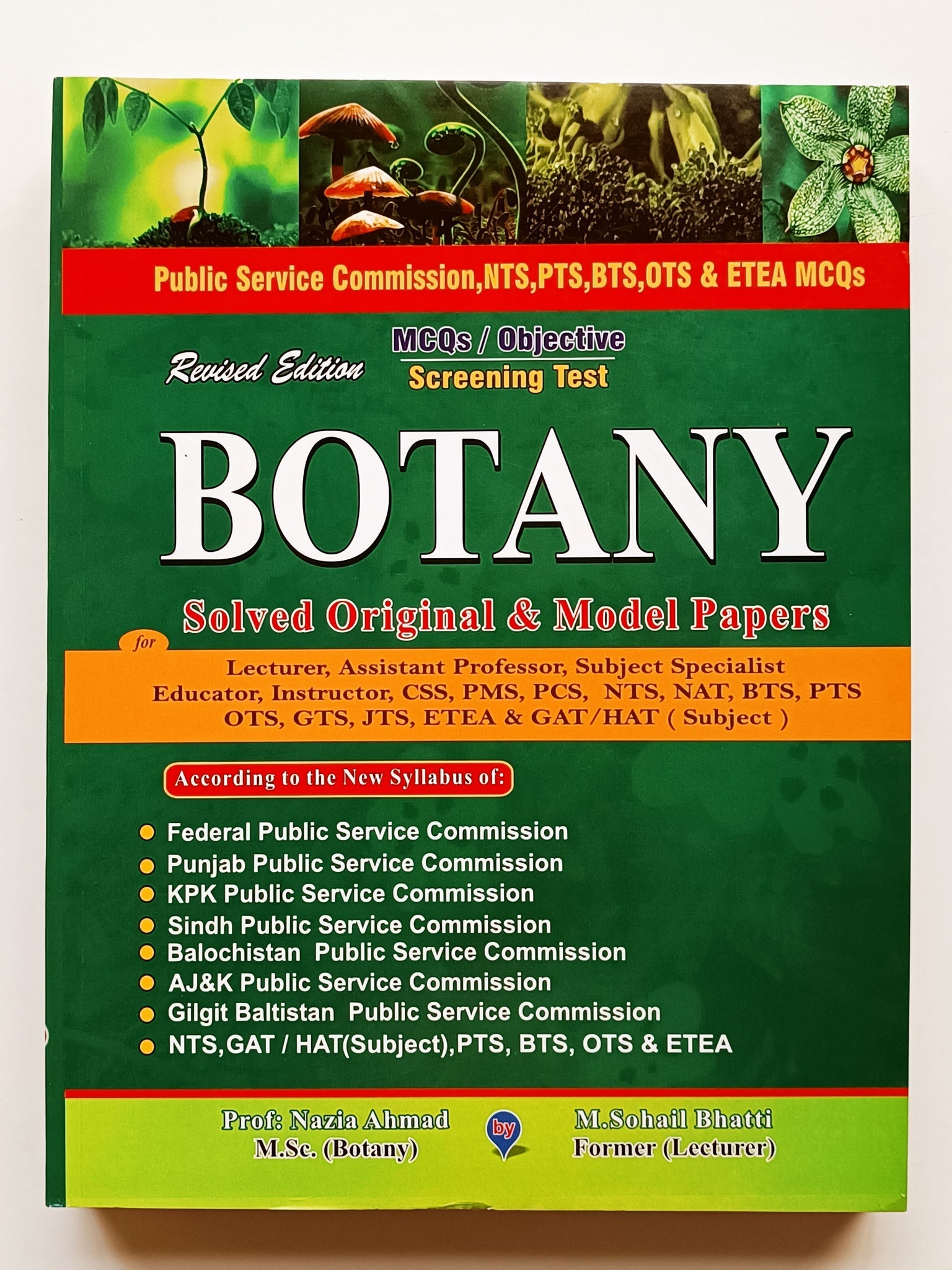 Botany MCQs Sohail Bhatti Subject Specialist Lecturer