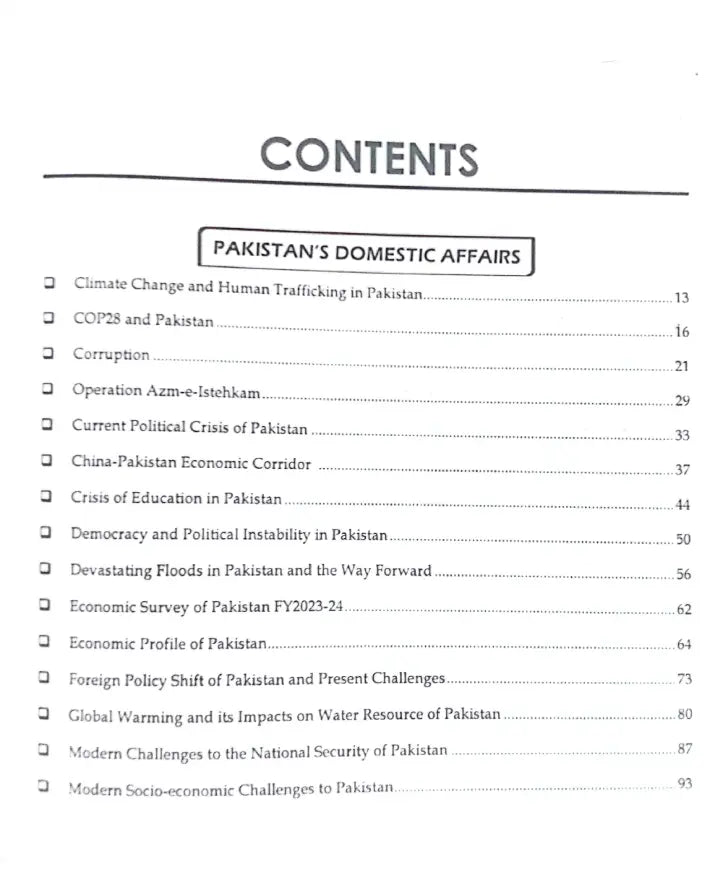 To the Point Current Affairs by World Times