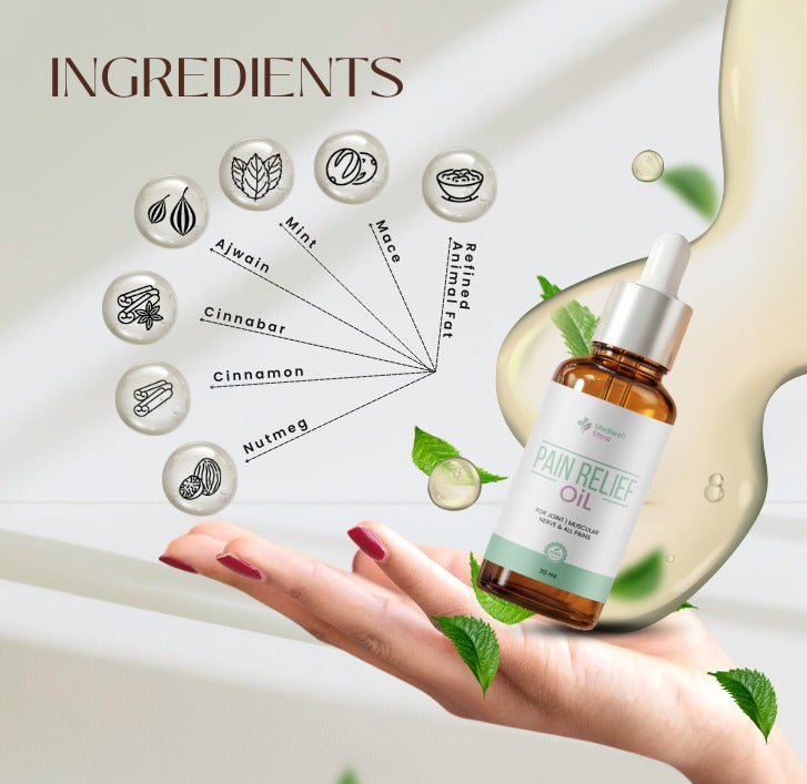 PainRelief Herbal Oil – Natural Relief for Joint, Muscle & Nerve Pain